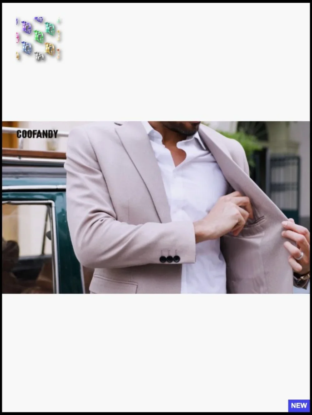 Lightweight Sport Coat Blazer Regular Fit One Button Casual Office Wear